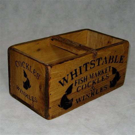 vintage style wooden storage boxes